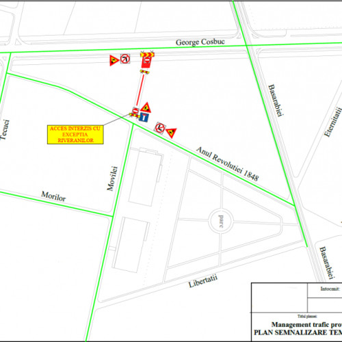 Strada Movilei din Galați va rămâne închisă până pe 23 mai 2025