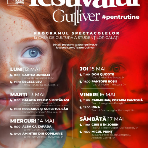 Debutează Festivalul "Gulliver" 2025 la Galați