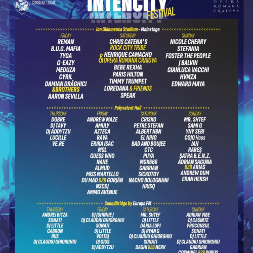 Festivalul IntenCity 2025, un eveniment de neuitat la Craiova