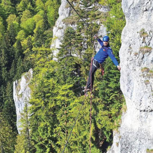 Curs de alpinism la Centrul Montan Sinaia