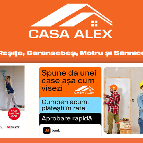 Reduceri speciale în luna mai la Casa Alex