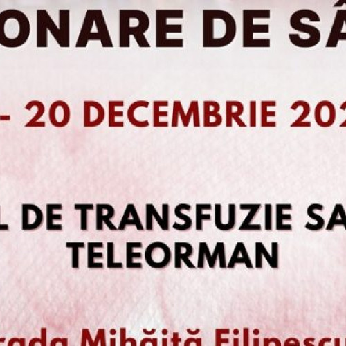 Campania de donare de sânge &quot;Donează sânge, Fii erou!&quot; la Teleorman