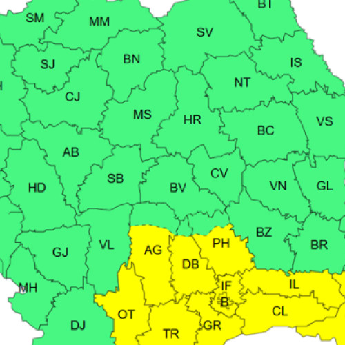 Avertizare de cod galben de ninsori pentru județul Teleorman
