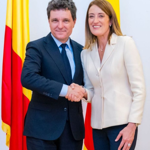 Roberta Metsola, Președinta Parlamentului European, vizitează România