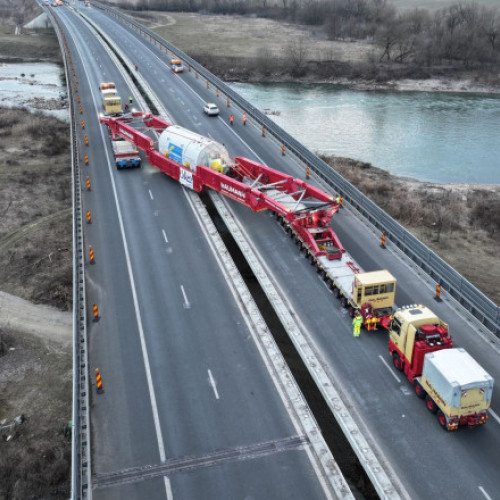 Ultimul transport agabaritic spre Termocentrala Mintia