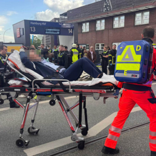 Atac cu cutitul în gara din Hamburg: 18 răniți, dintre care patru în stare critică