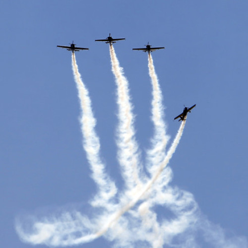 Show aviatic impresionant la Iași