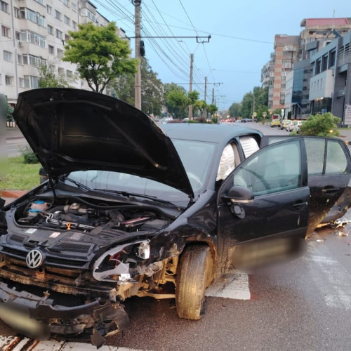 Accident violent pe Calea Națională din Botoșani