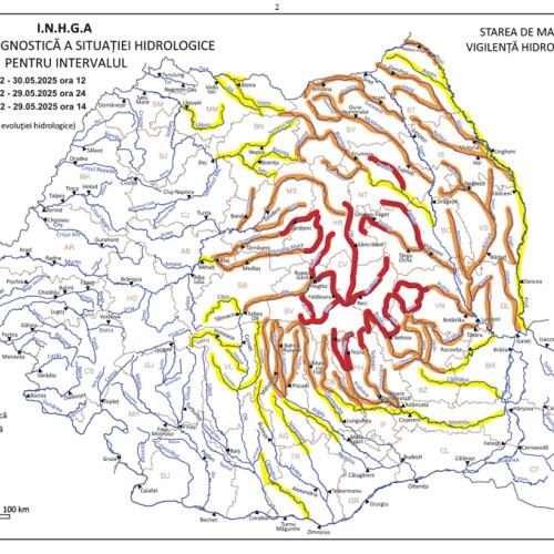 Activitate de desecare în județul Brăila pentru prevenirea inundațiilor