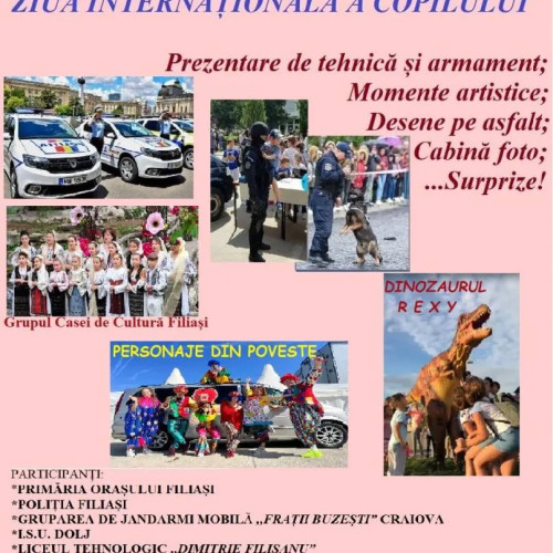 Eveniment special dedicat copiilor în Filiași