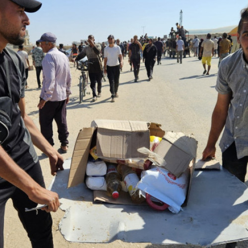 Incidente violente în Fasia Gaza în timpul distribuției de ajutoare