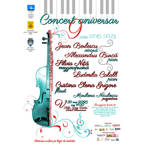 Filarmonica &quot;Lyra - George Cavadia&quot; din Brăila sărbătorește 9 ani de muzică