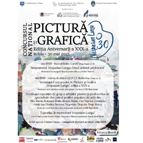 Concursul național de pictură și grafică &quot;Vespasian Lungu&quot; marchează 30 de ani de la înființare