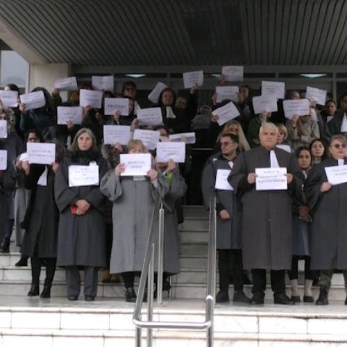 Protest la Judecătoria Târgu-Jiu