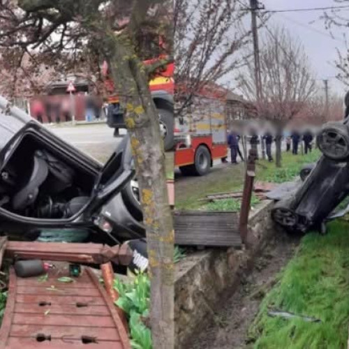 Tânăr din Dolj implicat într-un accident grav în Argeș fără permis de conducere