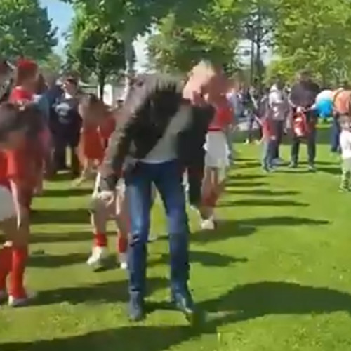 Primarul din Slatina s-a transformat în copil de Ziua Internațională a Copilului