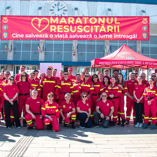 Prima ediție a Maratonului Resuscitării a avut succes la Reșița