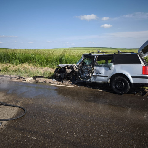 Accident rutier pe DN 29 între Unteni și Ungureni