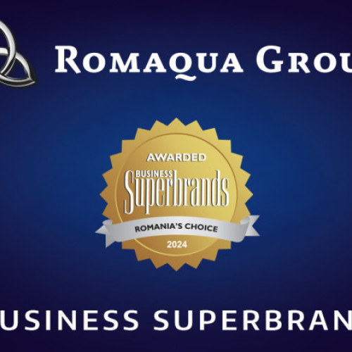 Romaqua Group, premiată cu statutul de business superbrand în 2023