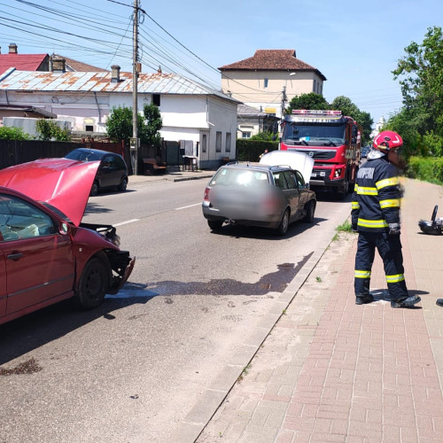 Accident rutier pe strada Tudor Vladimirescu din Botoșani