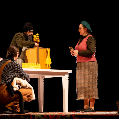 Teatrul „Mihai Eminescu” din Botoșani anunță două spectacole importante pentru weekend, potrivit botosaninews.ro. În ziua de sâmbătă, de la ora 19:00, publicul va putea urmări piesa „La Academie”, scrisă de Alexandra Felseghi și regizată de Andrei Majeri. Spectacolul explorează viața rurală și schimbările sociale din mediul românesc, abordând teme precum tradiția, durerea și libertatea.