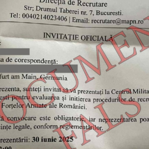 Avertisment privind acte de dezinformare adresate românilor din diaspora