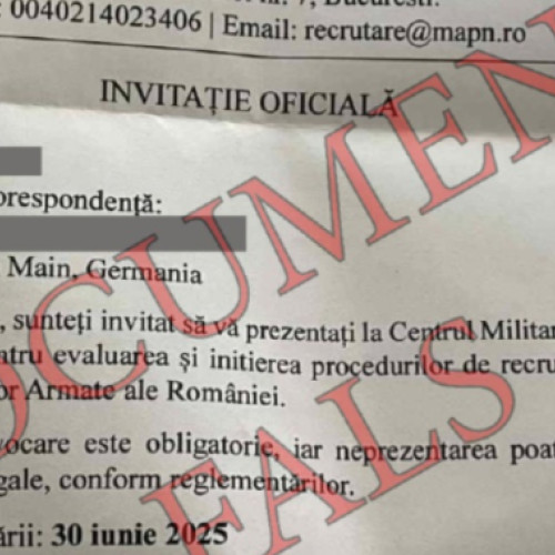 Ministerul Apărării avertizează asupra unei campanii de dezinformare destinată cetățenilor români din străinătate