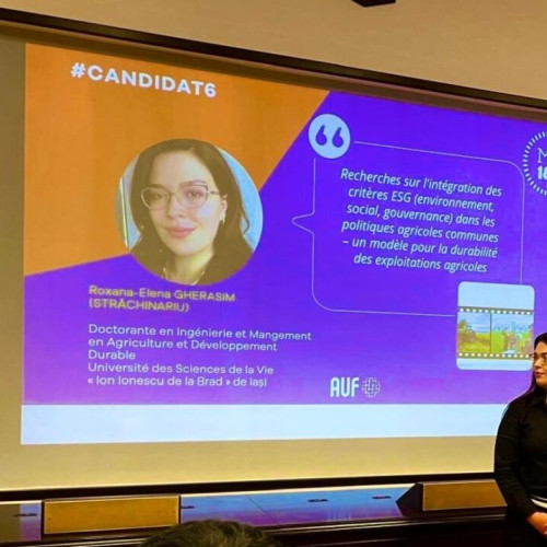 Cu ocazia Zilei Mondiale a Mediului, care se marchează astăzi, accentul se pune nu doar pe importanța protejării naturii, ci și pe contribuția semnificativă a tinerilor cercetători în promovarea unui viitor durabil. Potrivit unui comunicat citat de ziaruldeiasi.ro, unul dintre acești tineri este Roxana Gherasim, doctorandă în anul I la Școala doctorală de Științe Ingineresti din cadrul Universității de Științele Vieții din Iași (USV).