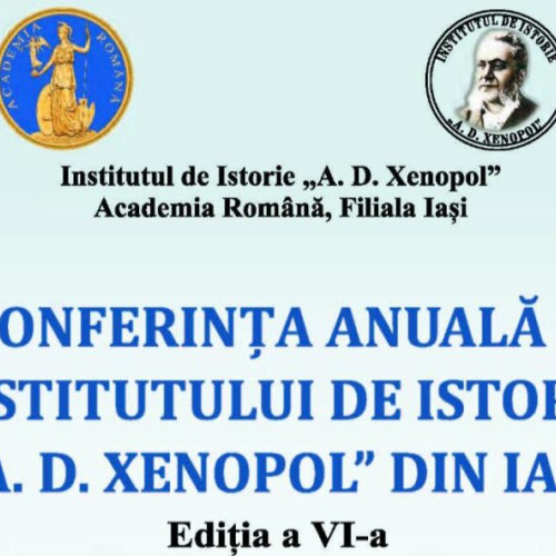 Conferința anuală a Institutului de Istorie „A. D. Xenopol” al academiei române, filiala Iași, se va desfășura în perioada 5-7 iunie 2025, conform unui anunț citat de ziaruldeiasi.ro. Evenimentul reunește peste 50 de istorici din țară și din străinătate, inclusiv cercetători consacrați și tineri doctoranzi, care vor susține prezentări pe diverse teme, precum patrimoniul, istoria culturală și politică, istoriografia, imaginarul istoric, relații internaționale și migrație.