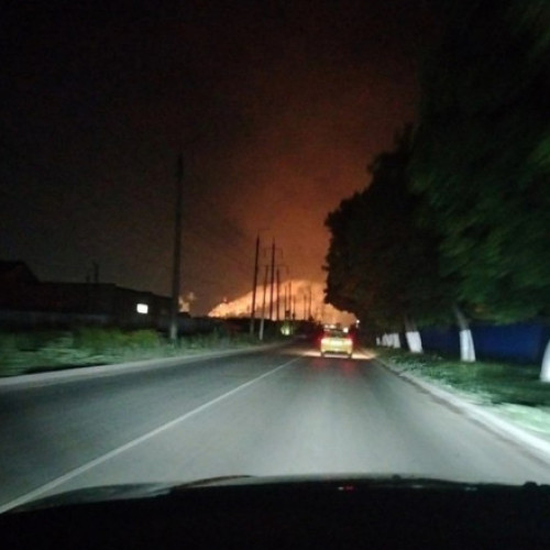 Fabrica de azot și amoniac din Tula, afectată de un incendiu după atacul unei drone ucrainene