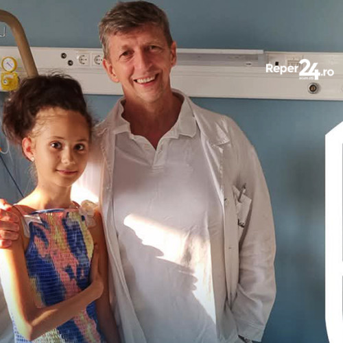 Adriana, o fetiță de 10 ani, aproape de tragedie din cauza unei tumori uriașe