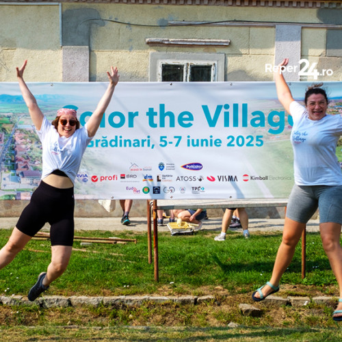 comuna Gradinari devine centru al solidarității și speranței în cadrul evenimentului „Color the Village 2025”