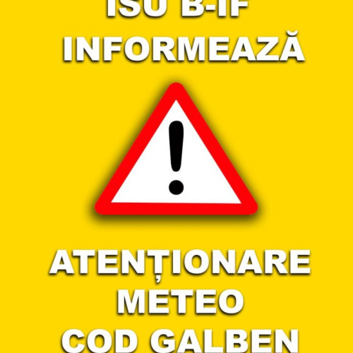 Avertizări meteo pentru București și Ilfov în data de 9 iunie 2025