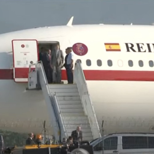 Regele Spaniei, Felipe al VI-lea, a ajuns în România și a sosit la Sibiu