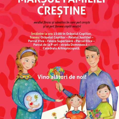 galatenii invitați la o nouă ediție a marșului familiei creștine în acest weekend