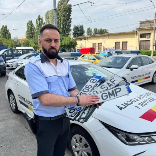 Plăcutele de înmatriculare pierdute în Sectorul 1 pot fi recuperate de la Poliția Locală