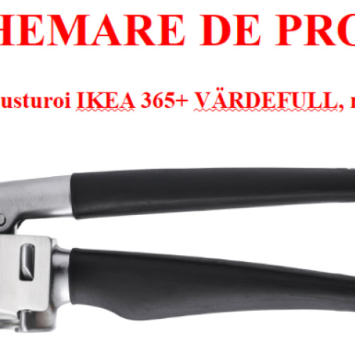 IKEA recheamă presa de usturoi IKEA 365+ VARDEFULL din cauza unui risc pentru siguranță