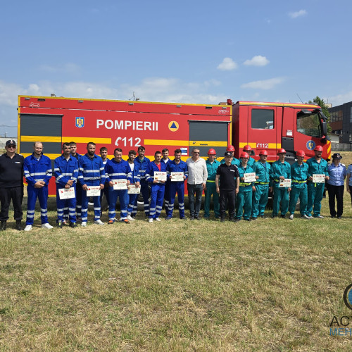 Echipajele din Mehedinți s-au calificat pentru etapa interjudețeană a concursurilor de intervenție în situații de urgență