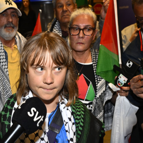 Greta Thunberg acuză tratament „rău” în Israel după deportarea din Gaza