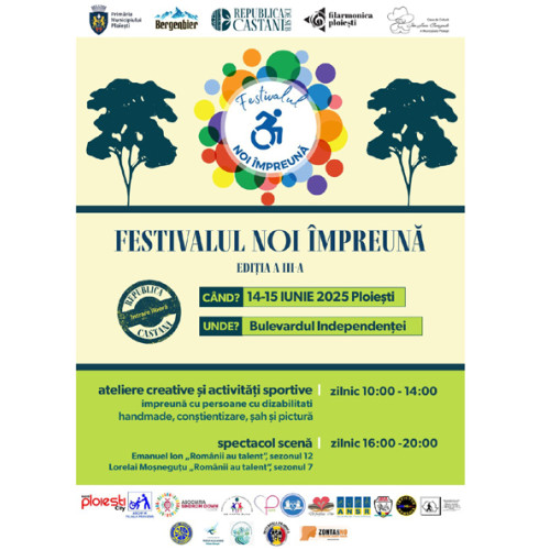 festival "Noi împreună" la Ploiești: activități pentru toate vârstele și promovarea incluziunii sociale