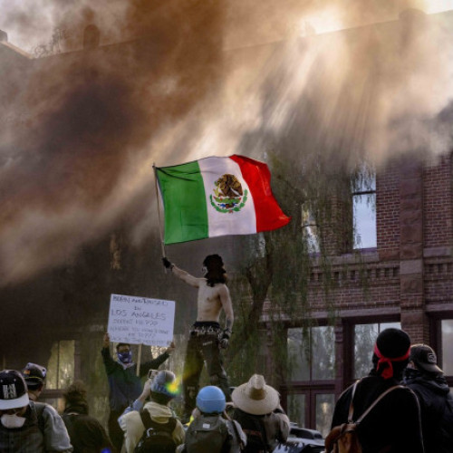 Proteste în Los Angeles: steagul mexican și tensiuni politice