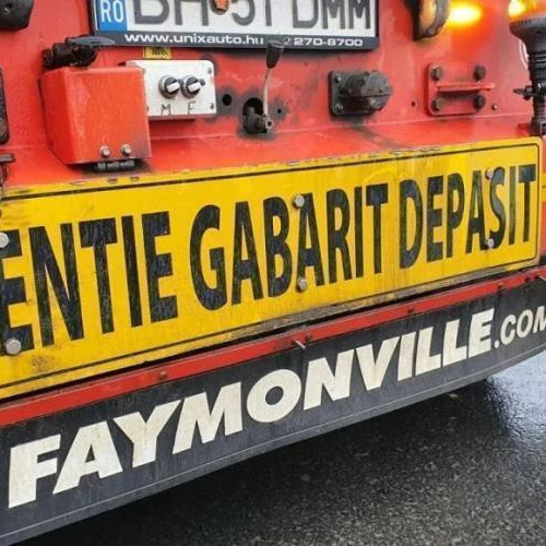 Transport cu depășiri pe traseul Oradea - Cluj-Napoca în perioada 11-14 iunie 2025