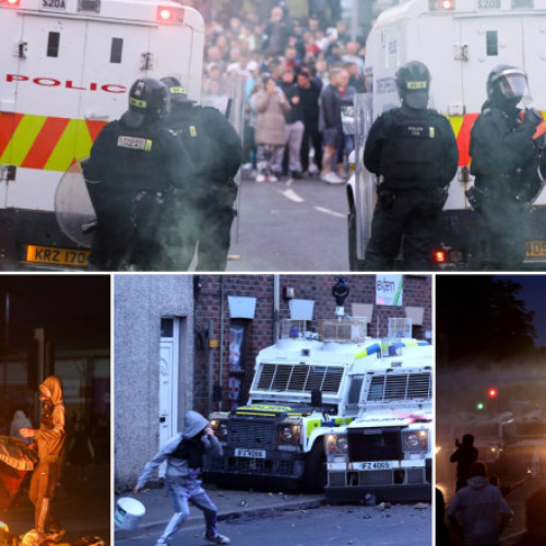 Noapte de violențe în Ballymena, Irlanda de Nord