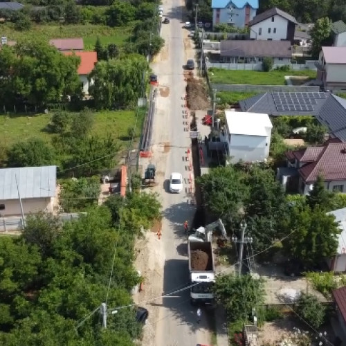 Progrese semnificative în lucrările la rețeaua de apă și canalizare din Jilava