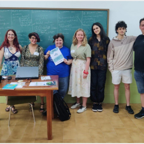 Echipa internațională câștigătoare la tabăra Insectopia din Spania