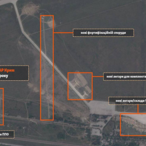 Aeroportul Kerci, transformat în bază militară în Crimeea ocupată de Rusia
