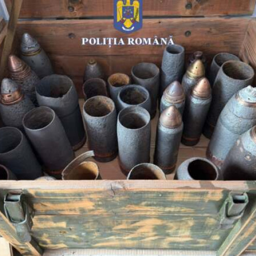 Un bărbat din Lugoj, prins cu o colecție ilegală de muniție dezactivată
