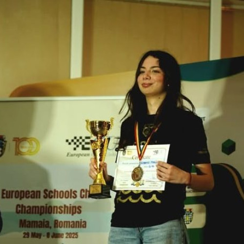 Maria Criveanu devine vicecampioană europeană la șah la categoria sub 17 ani