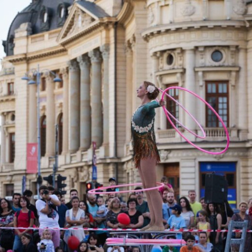 evenimente culturale și sportive în centrul Bucureștiului în timpul sfârșitului de săptămână