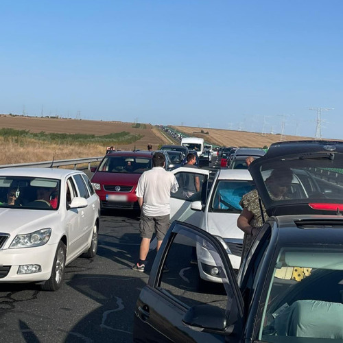 Accident pe autostrada A2 în județul Ilfov, se estimează reluarea traficului după ora 12.45